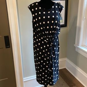 Ralph Lauren Polka Dot Dress Black & White - 14W